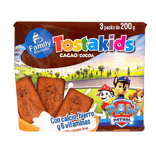 Tostakids Cacao Patrulla Canina 600g