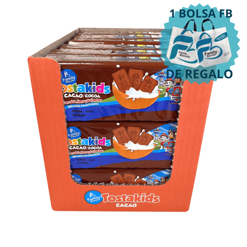 Caja Tostakids Cacao Patrulla Canina 200g