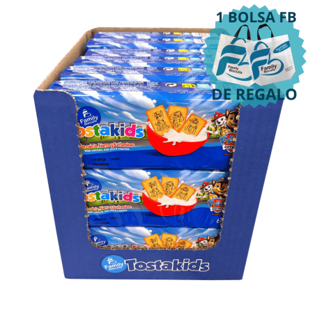 Caja Tostakids Original Patrulla Canina 200g