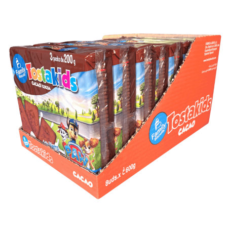 Caja Tostakids Cacao Patrulla Canina 600g