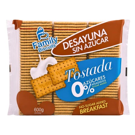 Tostada 0% Desayuna Sin Azúcar