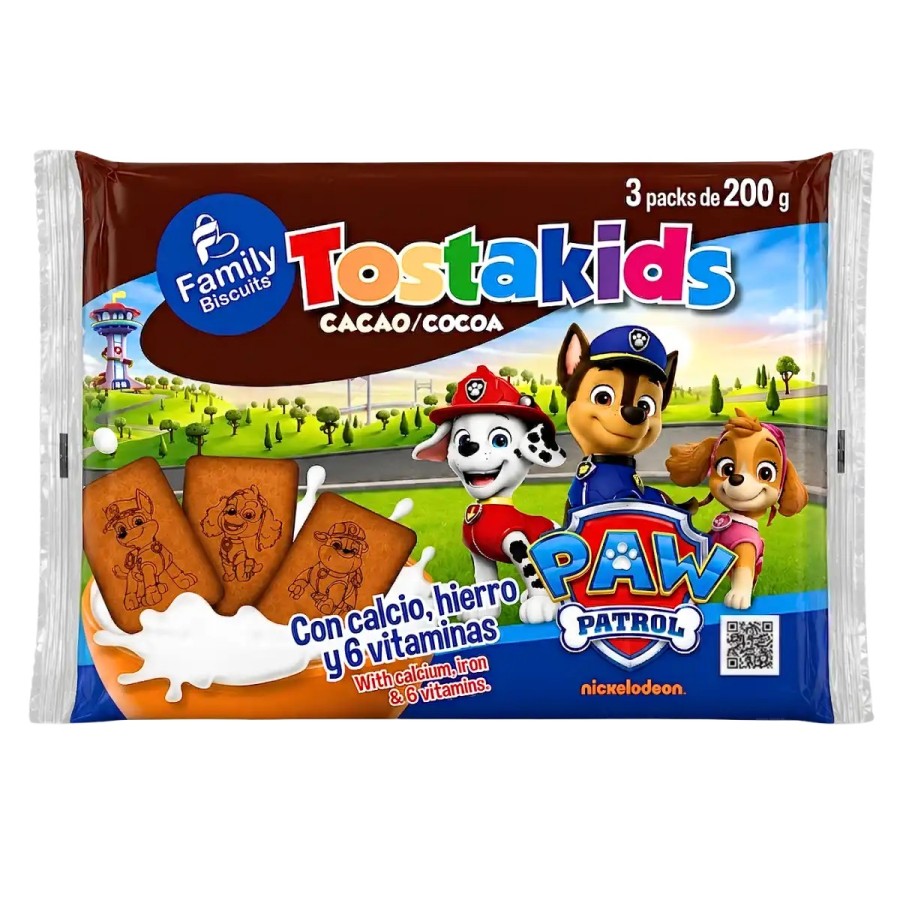 Tostakids Cacao Patrulla Canina 600g